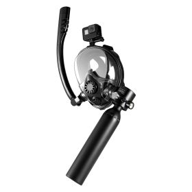 Scuba Tank, 0.5L Portable Scuba Diving Tank, Diving Oxygen Cylinder Supports 5-10 Minutes Underwater Breathing, 98.43 ft Diving Depth