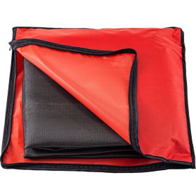 8 x 10 Ft Welding Blanket Black Fiberglass Blanket Portable Fiberglass Fire Retardant Blanket Welding Mat Welding Fireproof Thermal Resistant Ins